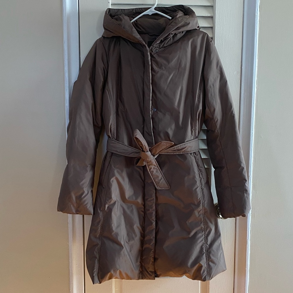 Uniqlo coat, Size M, Brown
